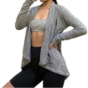Athleta sweater wrap cover up open cardigan